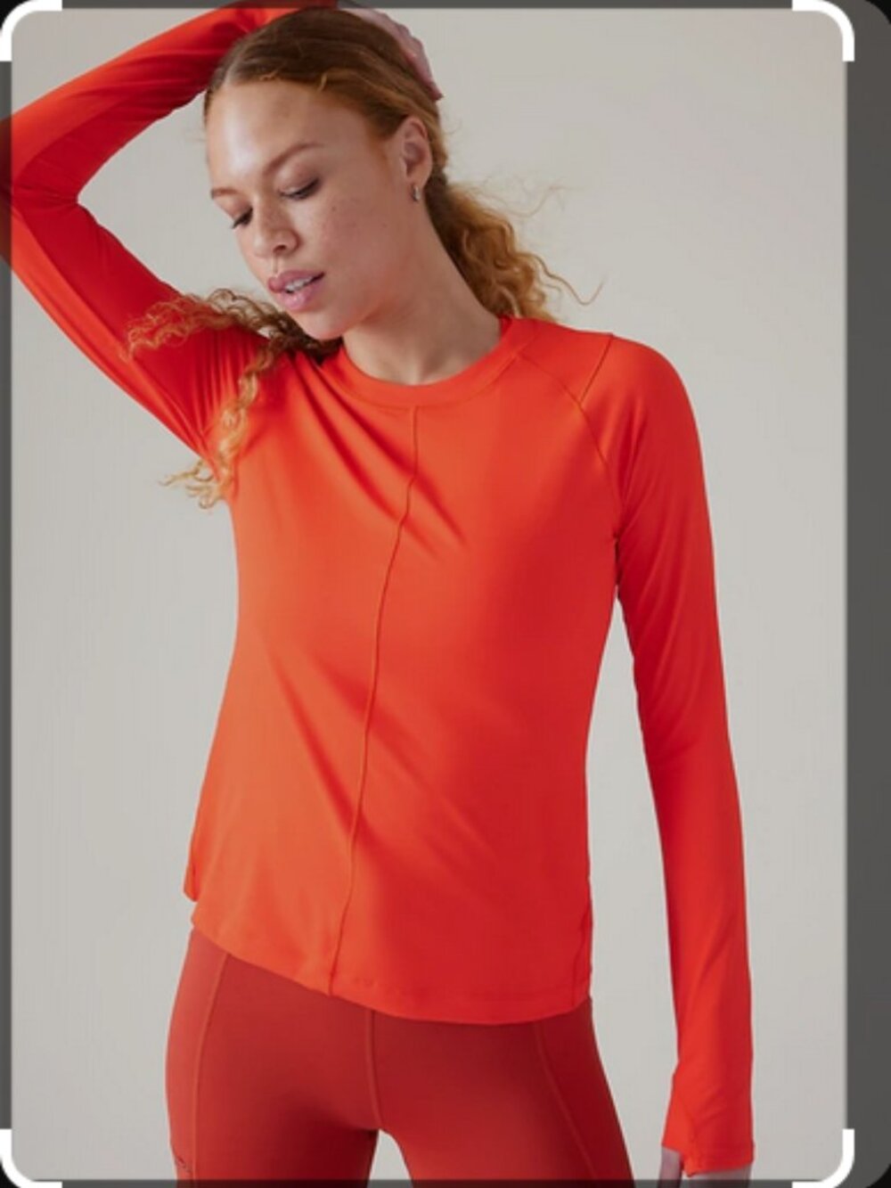 Athleta Sunchaser Top in Vermillion